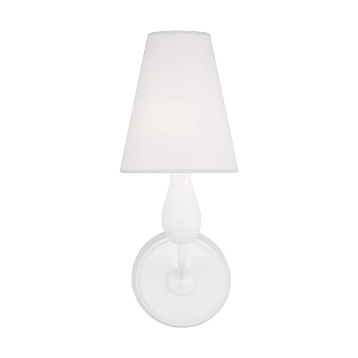 Visual Comfort Studio TW1161MWT Ziba One Light Bath Vanity, Matte White