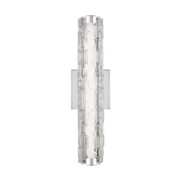 Visual Comfort Studio WB1876CH-L1 Cutler LED Wall Sconce, Chrome