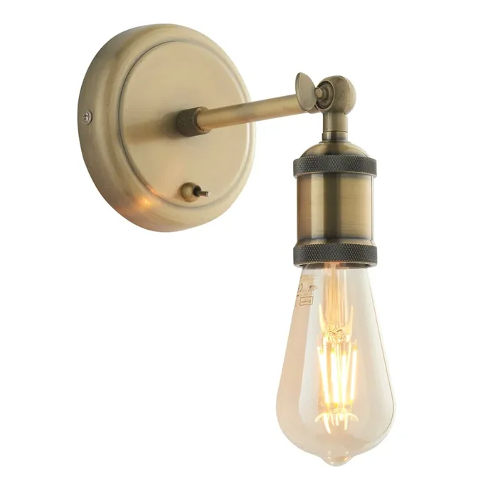 Wall Light in Antique Brass (0711HAL97245)