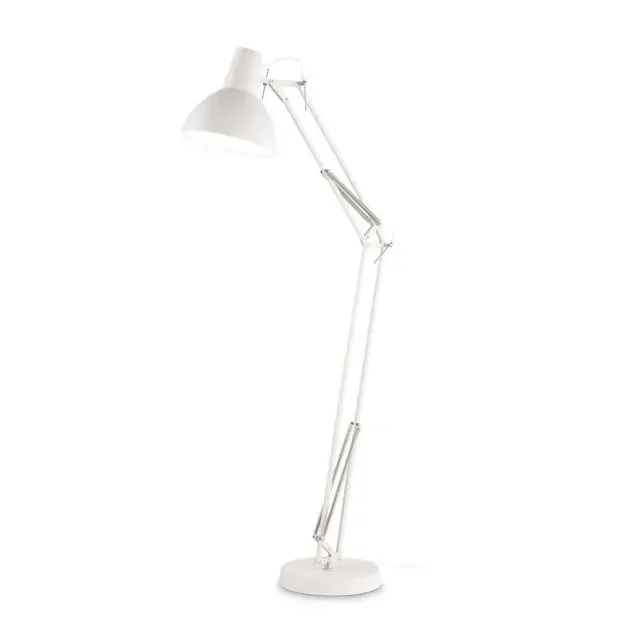 Wally PT1 White Adjustable Floor Lamp