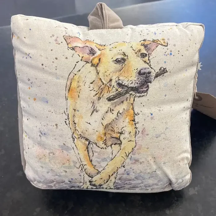 Watercolour Fabric Doorstop – Labrador