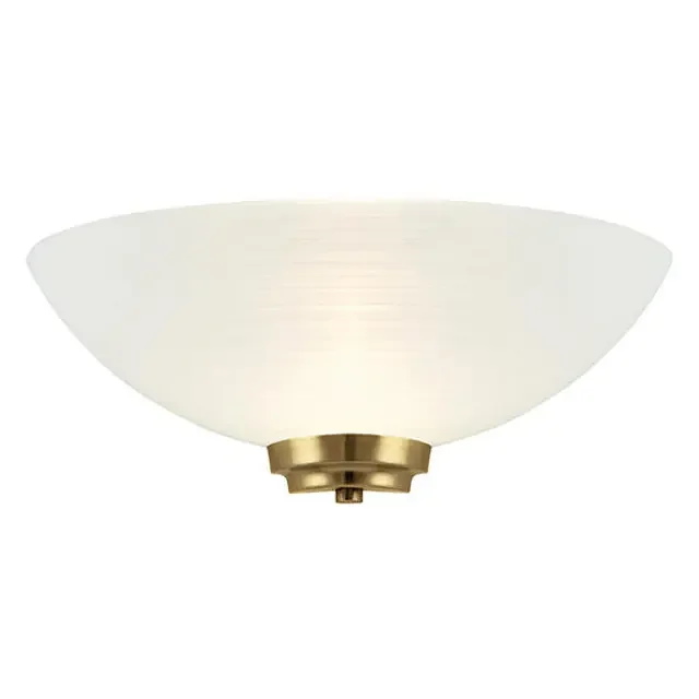 Welles Antique Brass with Opal Glass Wall Light