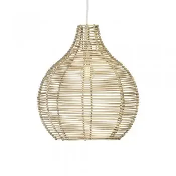 Wels Natural Rattan Eco Friendly East Fit Pendant Shade