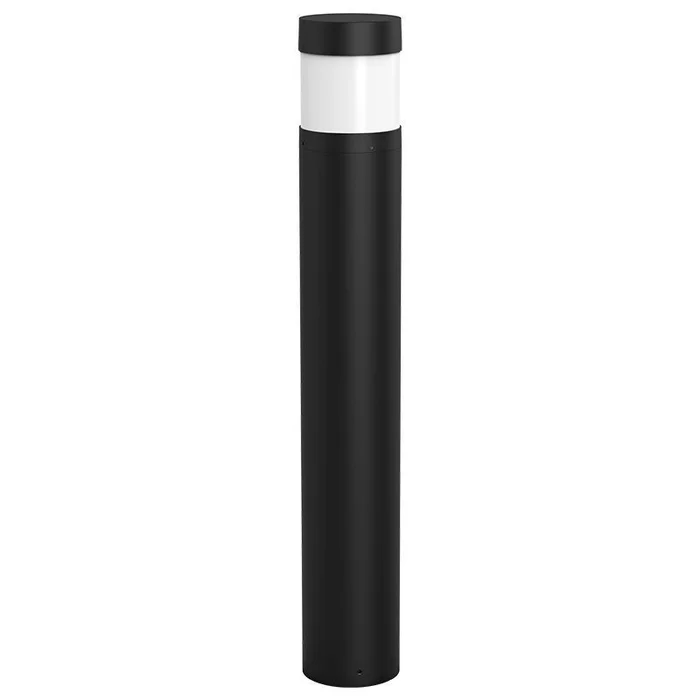 Westgate BOL-42-R-C-F-MCTP-BK Bollard 42″ Round Flat Top Cone Frost Lens – Black