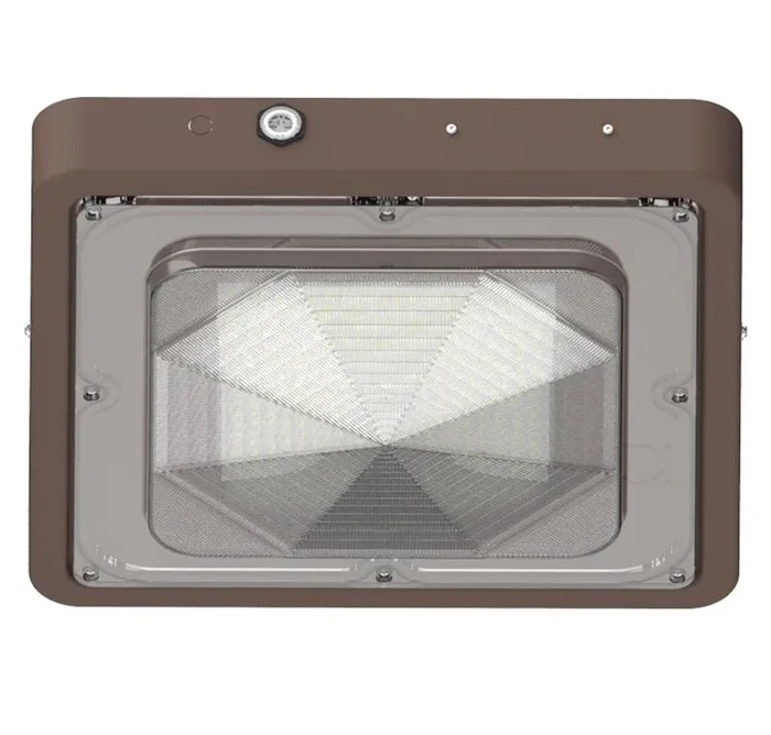 Westgate CXES-40-80W-MCTP-EM Square New Concept LED Garage and Ceiling Light with Emergency Back Up Battery, Adjustable Wattage (40W/60W/80W), Adjustable CCT (3000K/4000K/5000K), Bronze