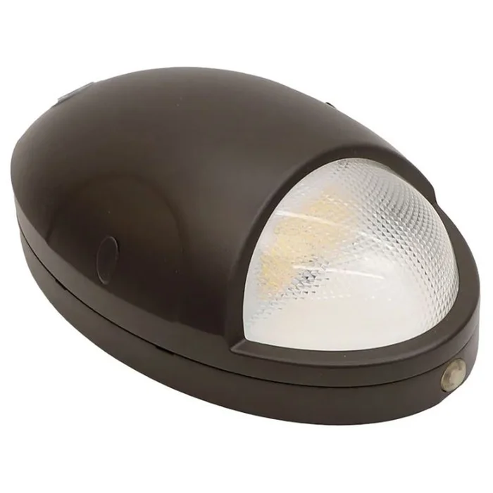 Westgate DELW-15W-MCT-BR Outdoor Decorative LED Emergency Light with Photocell, 15W, Adjustable CCT (3500K/4000K/5000K), Dark Bronze