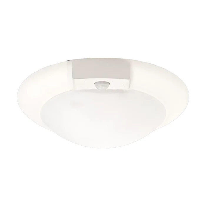 Westgate DLS8-MCT-PIR 8″ LED Disk Light with PIR Motion Sensor, 20W, Adjustable CCT (3000K/4000K/5000K), White