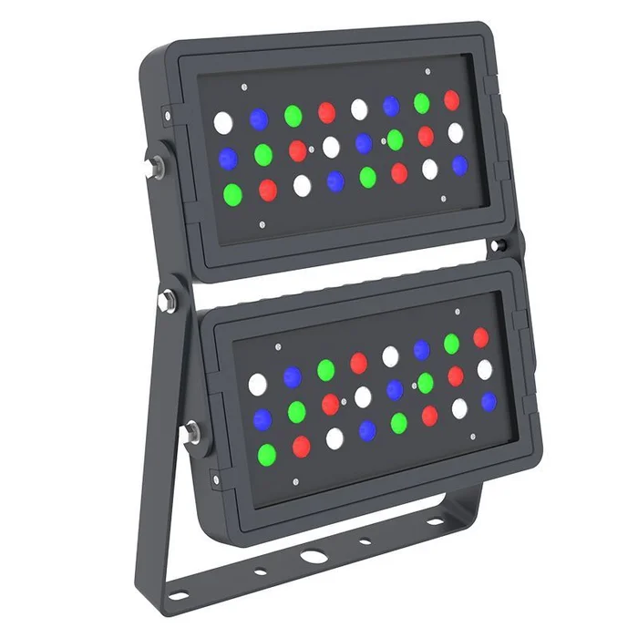 Westgate DMX-FLS-144W-RGBW-BT-BK DMX 512 Compatible RGBW Square Flood Light – Black