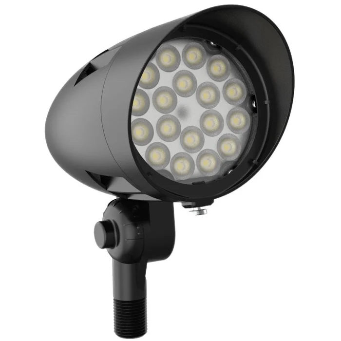 Westgate FLDX-MD-10-30W-40K-BK 120-277V Spec Series LED X-Gen Bullet Flood Light – Black
