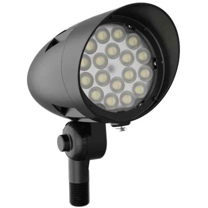 Westgate FLDX-MD-10-30W-50K-BK X-Gen LED Bullet Flood Light with Long Shroud, 120-277V, Adjustable Wattage (10W/20W/30W), 5000K, Black