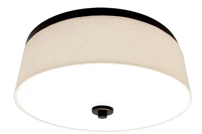 Westgate LCFF-15-MCT5-BR 15″ Integrated LED Fabric Drum, 25W, Adjustable CCT (2700K/3000K/3500K/4000K/5000K), Bronze