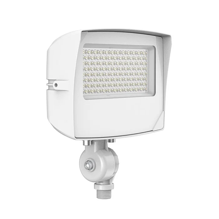 Westgate LF4MAX-MD-20-50W-MCTPB-KN-P-WH Medium Maximum-Feature Round-Back Flood Light with Knuckle, 20W/30W/50W, 30K/40K/50K – White