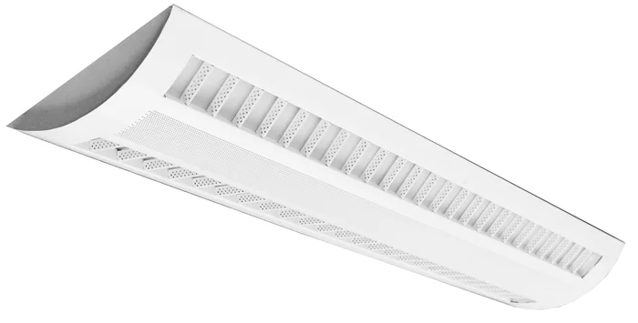Westgate SCPP-UD-4FT-60W-50K-D LED Suspended 2/3 Louver & Perf. Center Basket Up/Down Light – White