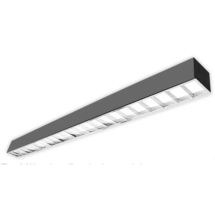 Westgate SCX-4FT-40W-MCT4-D-LUV-BK LED 2-3/4″ Superior Architectural Seamless Linear Light with Louver Lens – Black