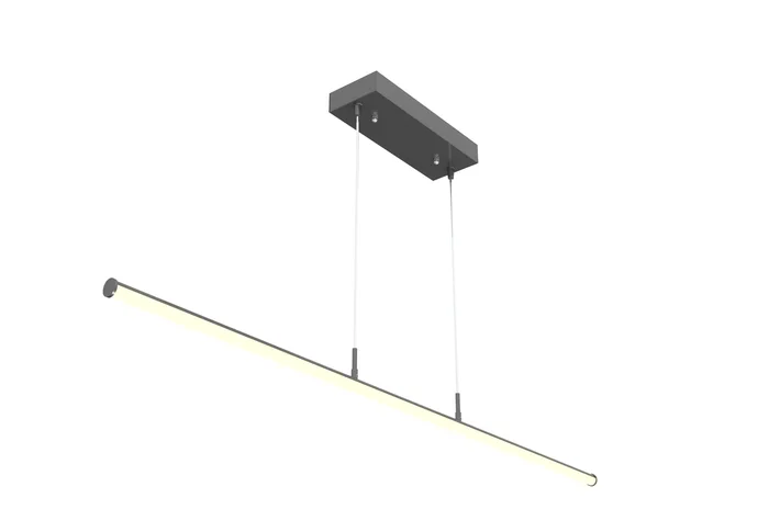 Westgate SDTL-6FT-25-50W-MCTP-BK Power & CCT Adjustable Linear Tube Decorative Suspended Light – Black
