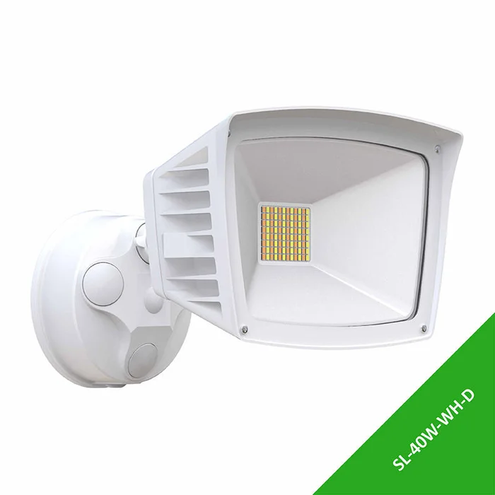 Westgate SL-40W-30K-WH-D No Sensor Dimmable LED Flood Light – White