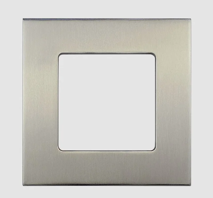 Westgate SSL6-TRM-BN 6″ Square Clip-On Trim for SSL Series Recessed Lights, Brushed Nickel