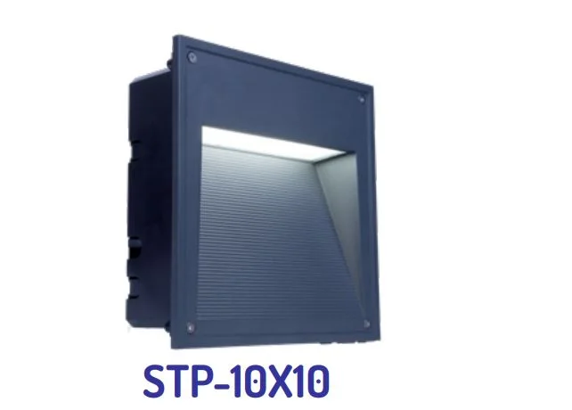 Westgate STP-10X10-MCTP-GY Commercial Large Wall/Step Light – Gray