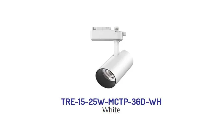 Westgate TRE-15-25W-MCTP-36D-WH Builder Series Track Heads With Ext. Drivers, Power And CCT Adjustable – White