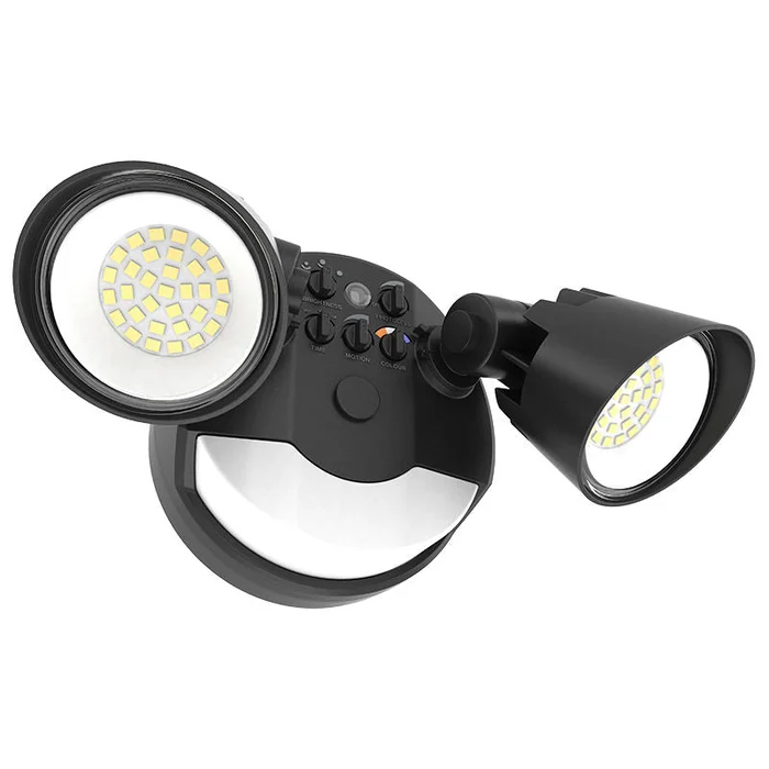 Westgate X-Gen Advance Security Lights with PIR Sensor, 20W, 3000K, Led Outdoor Light – Black