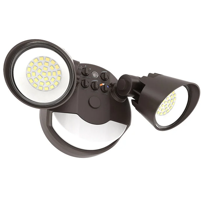 Westgate X-Gen Advance Security Lights with PIR Sensor, 18W, 3000K, Led Outdoor Light – Bronze
