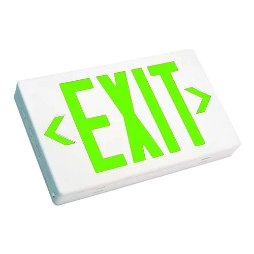 Westgate XT-GW-2C 3.8W Green Led Two-Circuits Exit Sign White Housing 120~277V