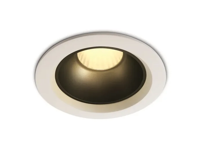 White 12W Recessed Dark Light LED spot, IP20.
