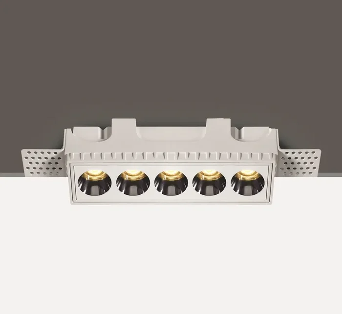 White 12W Trimless Dark light recessed spot, IP20.