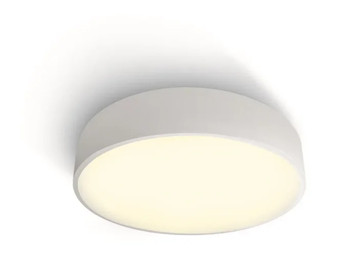 White 25W LED slim plafo light, IP20, suitable for residential andcommercial application.