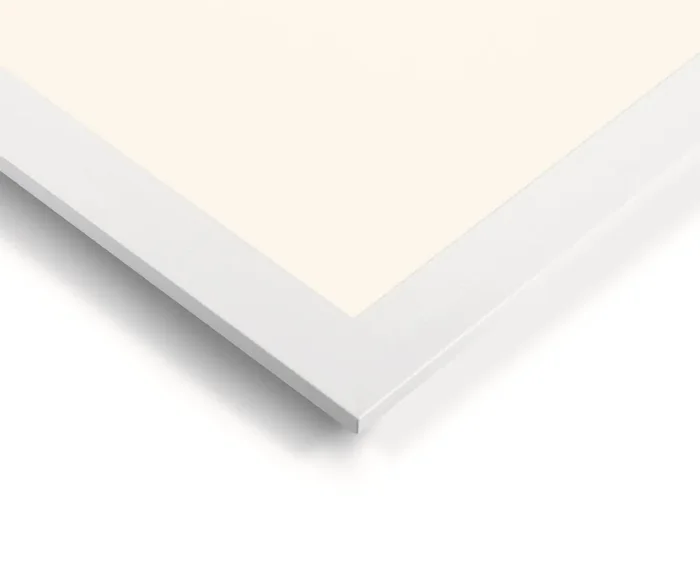 White 60×60 recessed backlit LED panel for T-rail false ceilings.