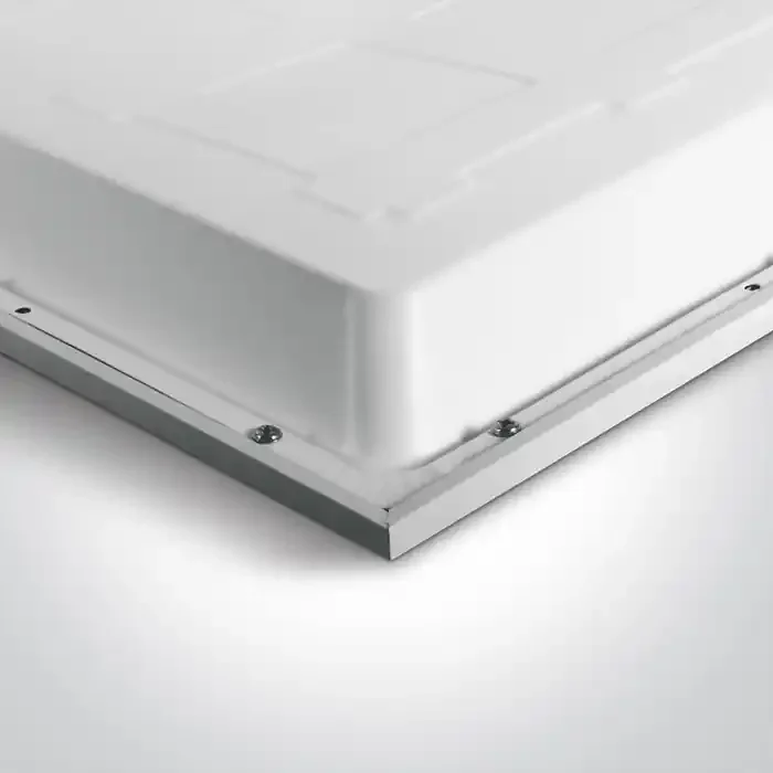 White 60×60 recessed backlit LED panel for T-rail false ceilings.