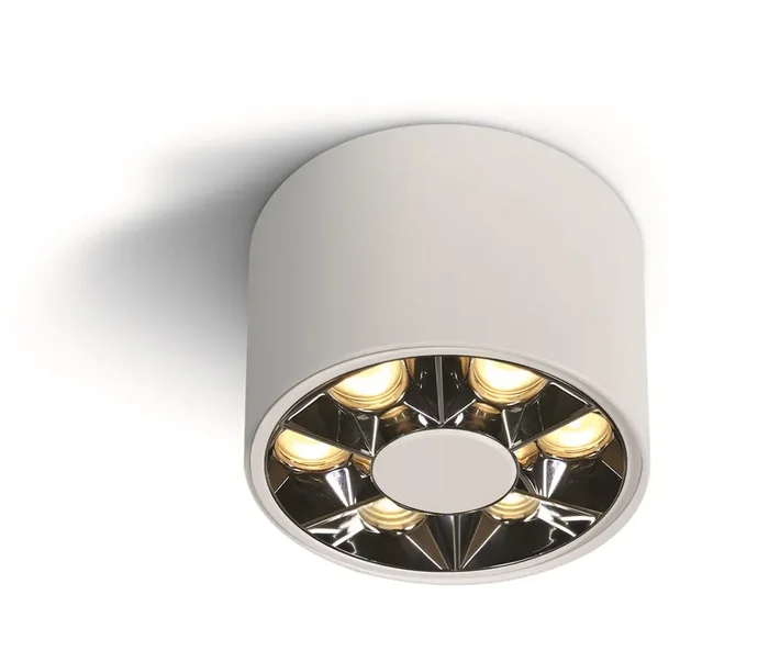 White 6W Ceiling spot, IP20.