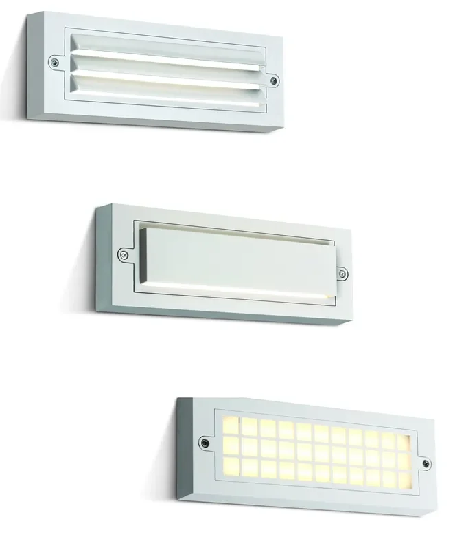 White LED Brick Light – IP65 Rated & 3 Designs