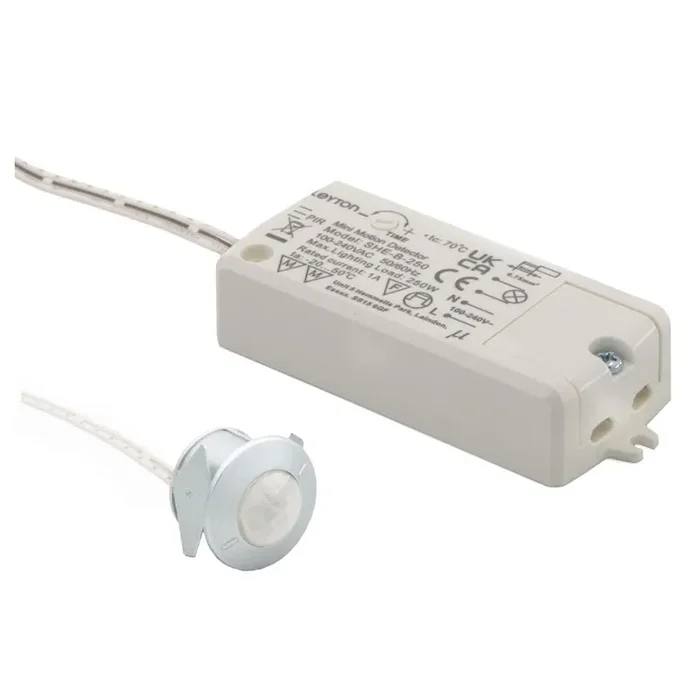 White PIR Sensor Switch for Cabinets & Lighting