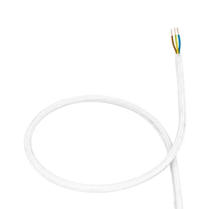 White Textile Cable – Ledkia
