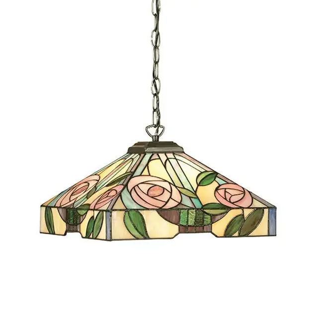 Willow Dark Bronze Tiffany Pendant Light