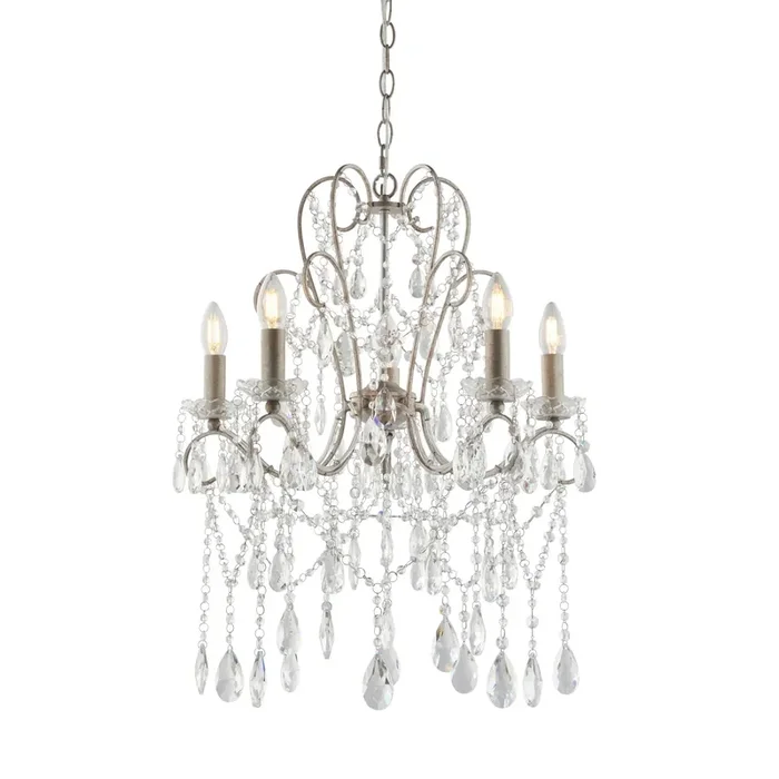 Windsor 5 Light Aged Chandelier