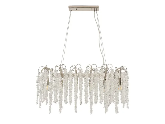 Wisteria 12 Light Cascading Oval Chandelier