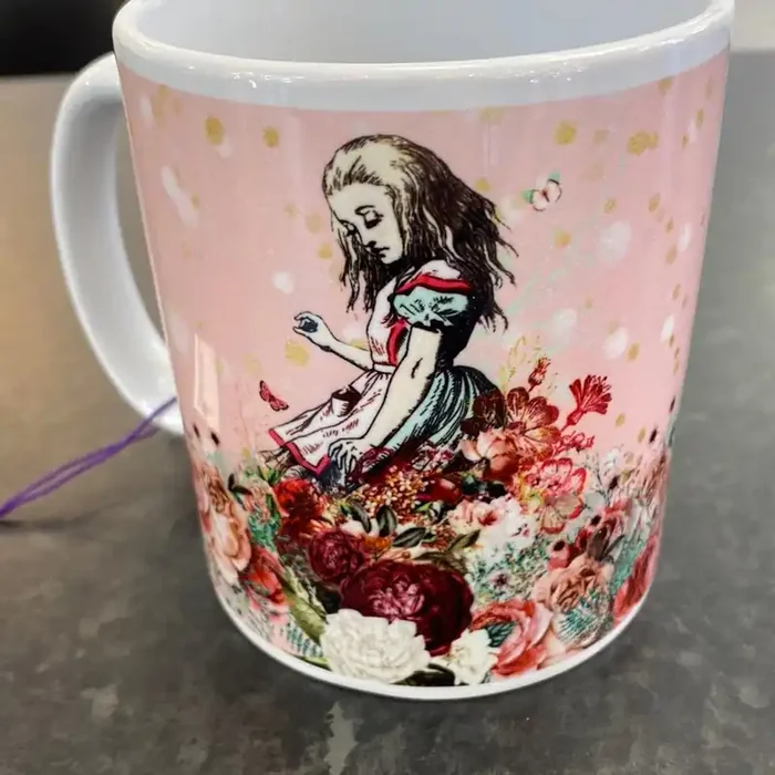 Wonderland Ceramic Alice in the Rose Garden Mug