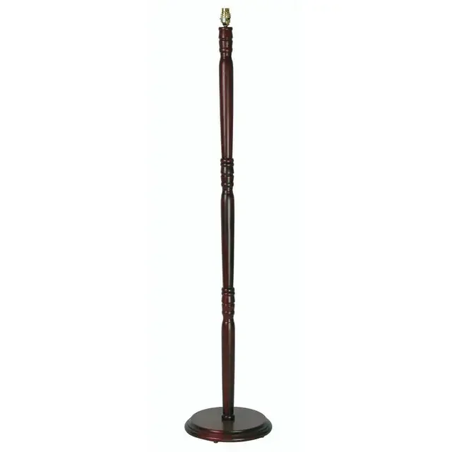 Wood Mahogany Floor Lamp