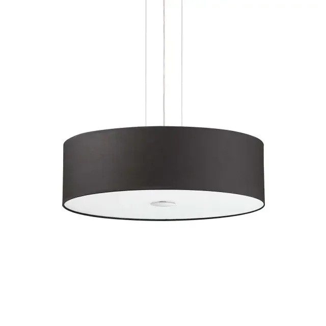 Woody SP5 5 Light Black Shaded Pendant Light