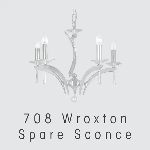 Wroxrton Replacement Crystal Sconce Only