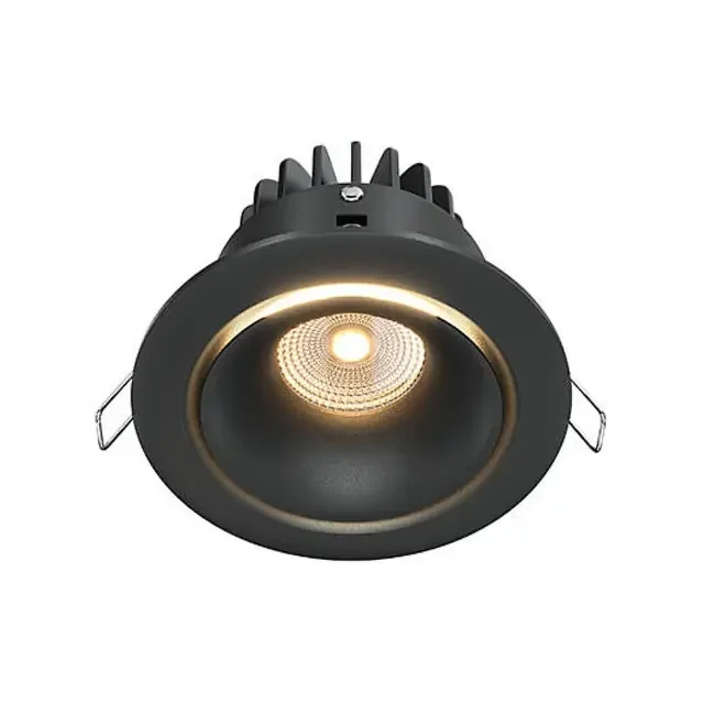 Yin Black 12W Ceiling Recessed Light
