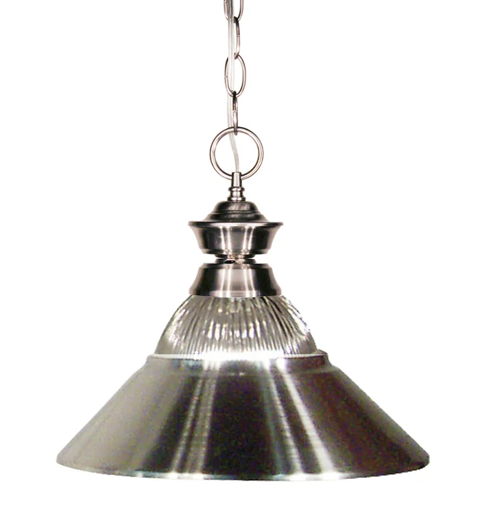 Z-Lite 100701BN-RBN Pendant Lights One Light Pendant, Brushed Nickel