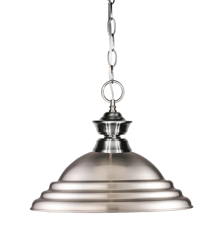 Z-Lite 100701BN-SBN Pendant Lights One Light Pendant, Brushed Nickel