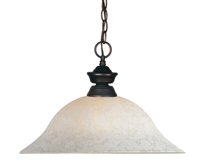 Z-Lite 100701OB-WM16 Pendant Lights One Light Pendant, Olde Bronze