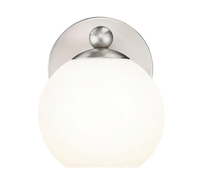 Z-Lite 1100-1S-BN Neoma One Light Wall Sconce, Brushed Nickel