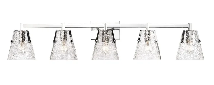 Z-Lite 1101-5V-CH Analia Five Light Vanity, Chrome