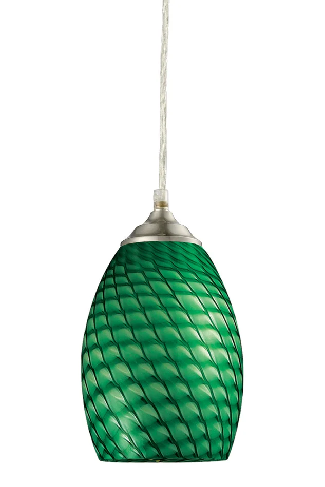 Z-Lite 131G-BN Jazz One Light Mini Pendant, Brushed Nickel