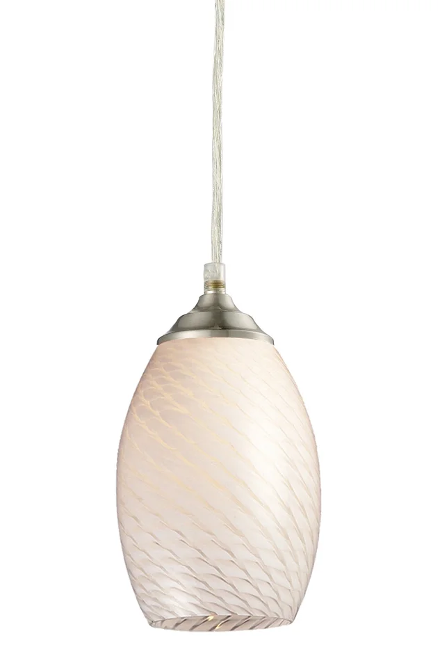 Z-Lite 131W-BN Jazz One Light Mini Pendant, Brushed Nickel